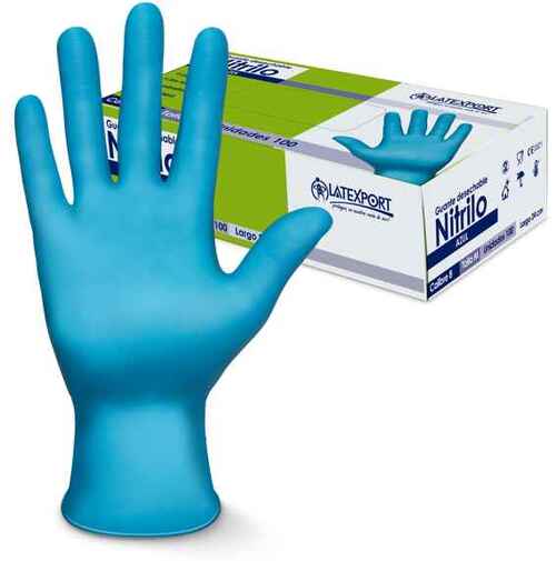 Imagen de Guante  Nitrilo / Calibre 8